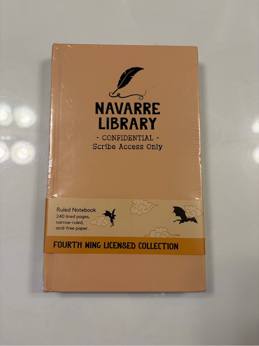 Navarre Library Confidential Ruled Notebook